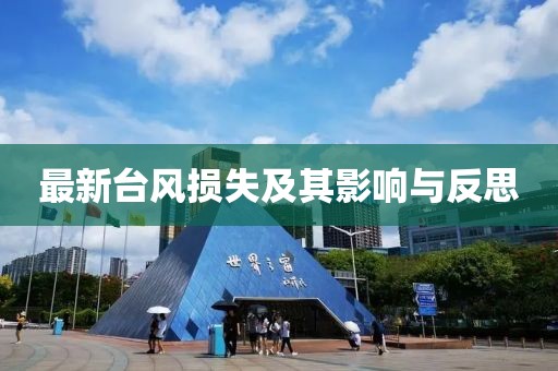 最新臺風損失及其影響與反思
