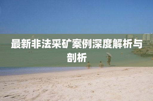 最新非法采礦案例深度解析與剖析