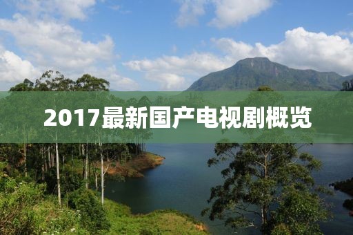 2017最新國產(chǎn)電視劇概覽