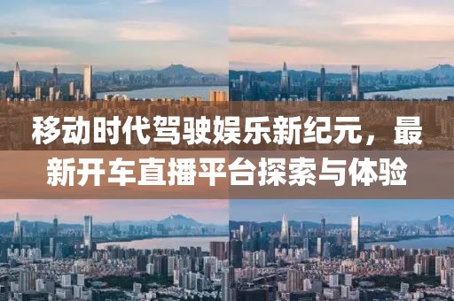 移動(dòng)時(shí)代駕駛娛樂新紀(jì)元，最新開車直播平臺(tái)探索與體驗(yàn)