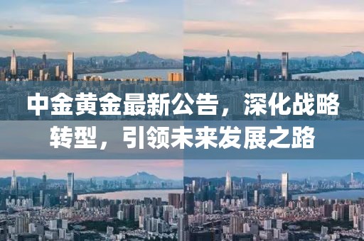 中金黃金最新公告，深化戰(zhàn)略轉型，引領未來發(fā)展之路