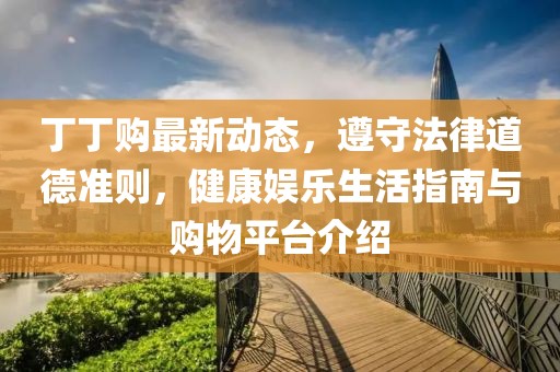丁丁購最新動態(tài)，遵守法律道德準(zhǔn)則，健康娛樂生活指南與購物平臺介紹