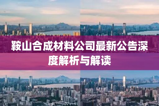 鞍山合成材料公司最新公告深度解析與解讀