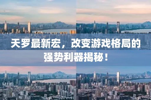 天羅最新宏，改變游戲格局的強(qiáng)勢(shì)利器揭秘！