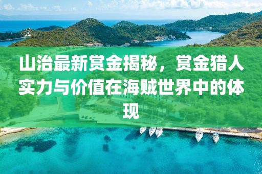 山治最新賞金揭秘，賞金獵人實力與價值在海賊世界中的體現