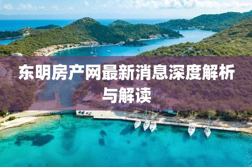 東明房產(chǎn)網(wǎng)最新消息深度解析與解讀