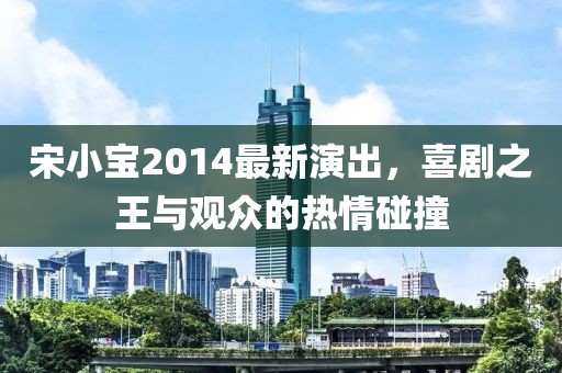 宋小寶2014最新演出，喜劇之王與觀眾的熱情碰撞