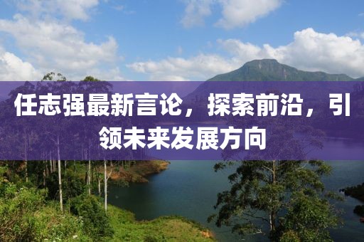 任志強(qiáng)最新言論，探索前沿，引領(lǐng)未來發(fā)展方向