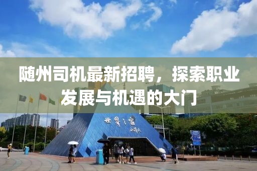隨州司機(jī)最新招聘，探索職業(yè)發(fā)展與機(jī)遇的大門