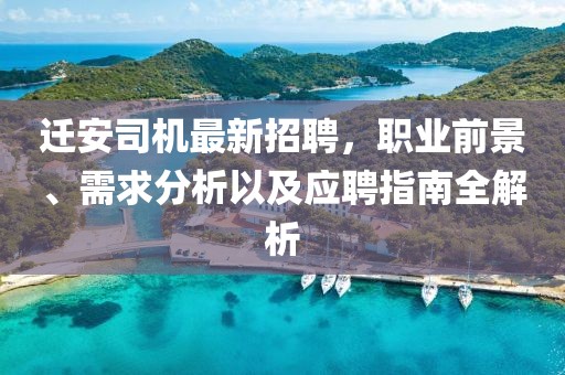 遷安司機(jī)最新招聘，職業(yè)前景、需求分析以及應(yīng)聘指南全解析