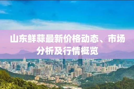 山東鮮蒜最新價(jià)格動(dòng)態(tài)、市場(chǎng)分析及行情概覽