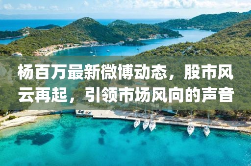 楊百萬(wàn)最新微博動(dòng)態(tài)，股市風(fēng)云再起，引領(lǐng)市場(chǎng)風(fēng)向的聲音