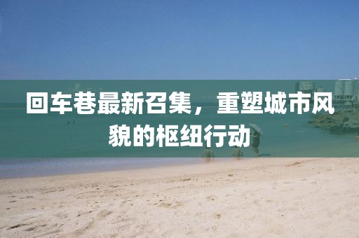 回車巷最新召集，重塑城市風(fēng)貌的樞紐行動