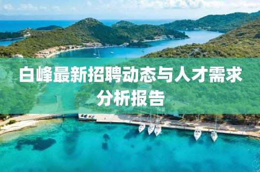 白峰最新招聘動(dòng)態(tài)與人才需求分析報(bào)告
