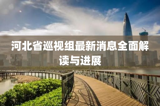 河北省巡視組最新消息全面解讀與進(jìn)展