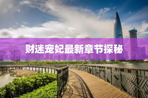 財(cái)迷寵妃最新章節(jié)探秘