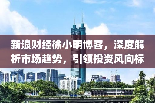 新浪財經(jīng)徐小明博客，深度解析市場趨勢，引領(lǐng)投資風向標