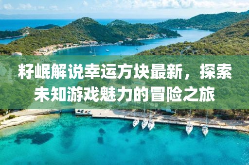 籽岷解說(shuō)幸運(yùn)方塊最新，探索未知游戲魅力的冒險(xiǎn)之旅