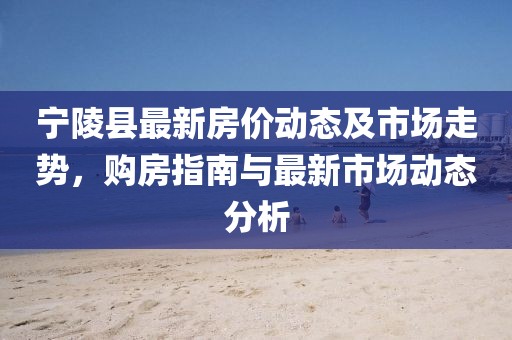 寧陵縣最新房價動態(tài)及市場走勢，購房指南與最新市場動態(tài)分析