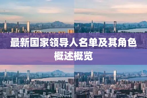 最新國家領(lǐng)導(dǎo)人名單及其角色概述概覽