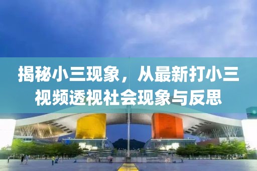 揭秘小三現(xiàn)象，從最新打小三視頻透視社會現(xiàn)象與反思