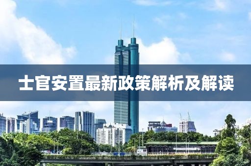 士官安置最新政策解析及解讀
