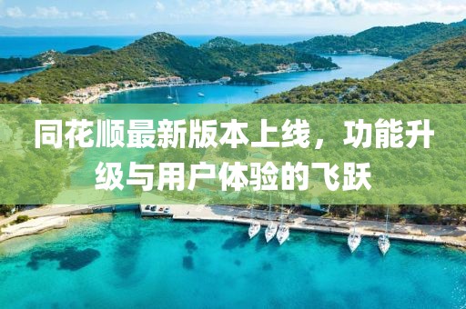 同花順最新版本上線，功能升級(jí)與用戶(hù)體驗(yàn)的飛躍