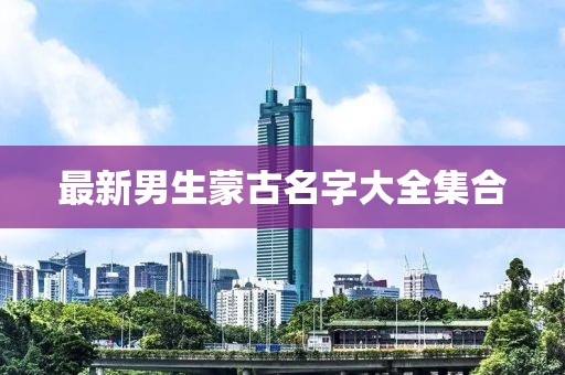 最新男生蒙古名字大全集合