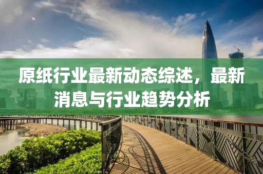 原紙行業(yè)最新動態(tài)綜述，最新消息與行業(yè)趨勢分析