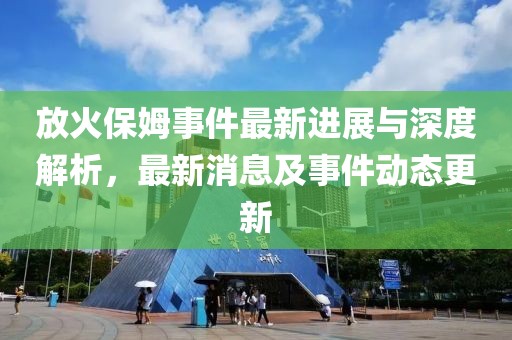 放火保姆事件最新進(jìn)展與深度解析，最新消息及事件動態(tài)更新