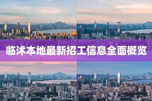 臨沭本地最新招工信息全面概覽