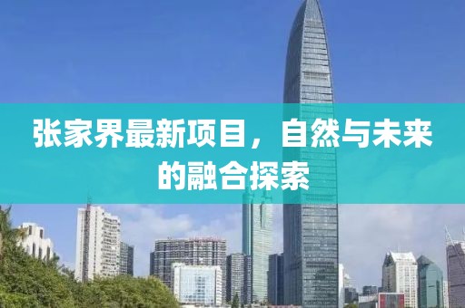張家界最新項目，自然與未來的融合探索