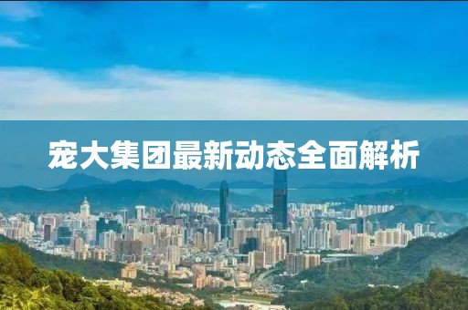 寵大集團(tuán)最新動(dòng)態(tài)全面解析