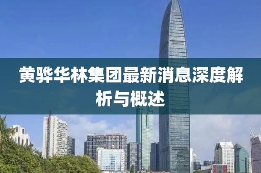 黃驊華林集團(tuán)最新消息深度解析與概述