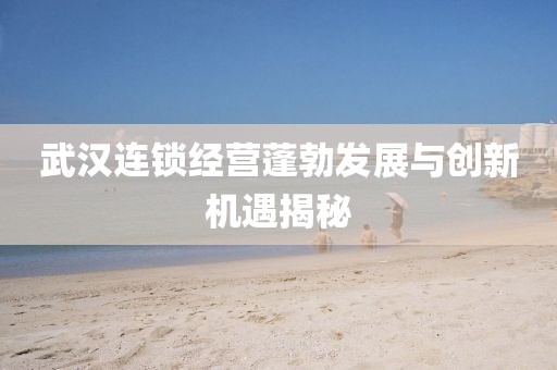 武漢連鎖經(jīng)營(yíng)蓬勃發(fā)展與創(chuàng)新機(jī)遇揭秘