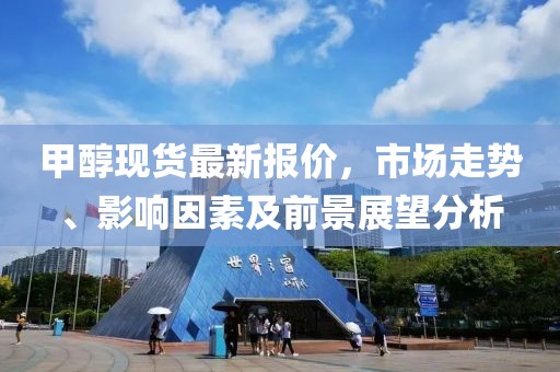 甲醇現(xiàn)貨最新報價，市場走勢、影響因素及前景展望分析