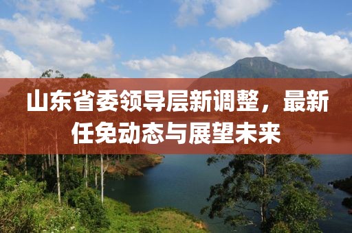 山東省委領(lǐng)導(dǎo)層新調(diào)整，最新任免動態(tài)與展望未來