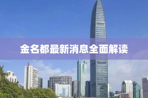 金名都最新消息全面解讀