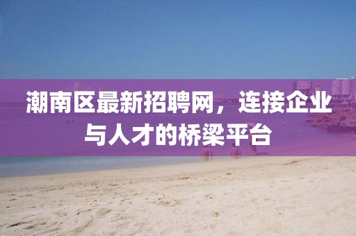 潮南區(qū)最新招聘網(wǎng)，連接企業(yè)與人才的橋梁平臺