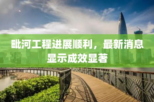 毗河工程進展順利，最新消息顯示成效顯著