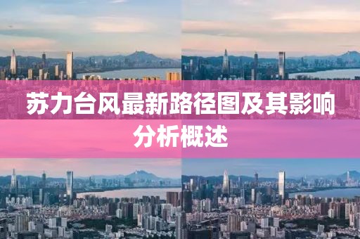 蘇力臺風最新路徑圖及其影響分析概述