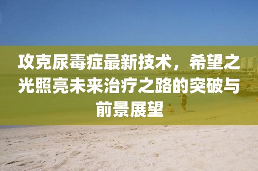 攻克尿毒癥最新技術(shù)，希望之光照亮未來(lái)治療之路的突破與前景展望