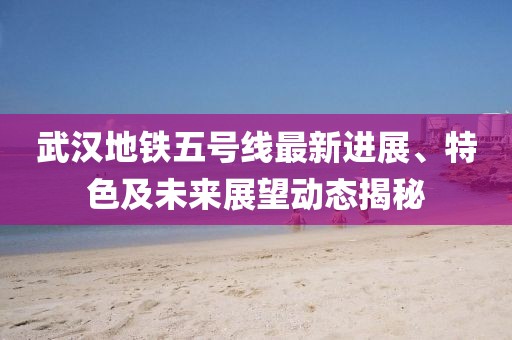 武漢地鐵五號線最新進展、特色及未來展望動態(tài)揭秘
