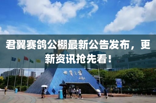 君翼賽鴿公棚最新公告發(fā)布，更新資訊搶先看！