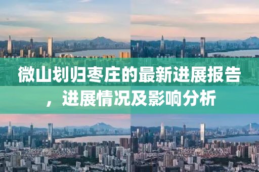 微山劃歸棗莊的最新進(jìn)展報(bào)告，進(jìn)展情況及影響分析