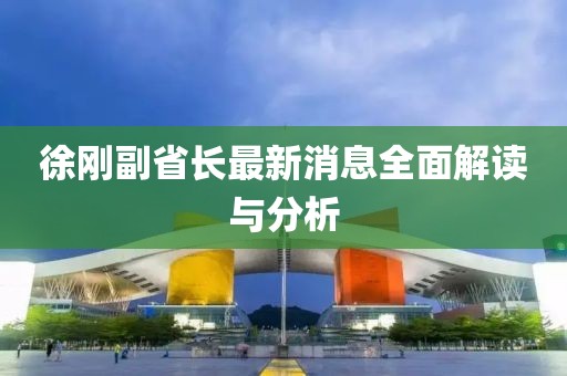 徐剛副省長最新消息全面解讀與分析