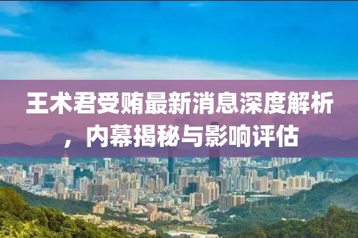 王術(shù)君受賄最新消息深度解析，內(nèi)幕揭秘與影響評(píng)估