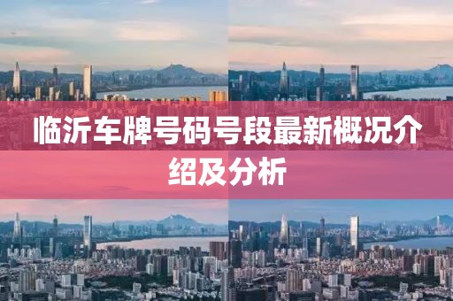 臨沂車牌號(hào)碼號(hào)段最新概況介紹及分析