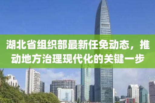 湖北省組織部最新任免動態(tài)，推動地方治理現(xiàn)代化的關(guān)鍵一步