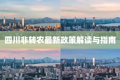四川非轉(zhuǎn)農(nóng)最新政策解讀與指南